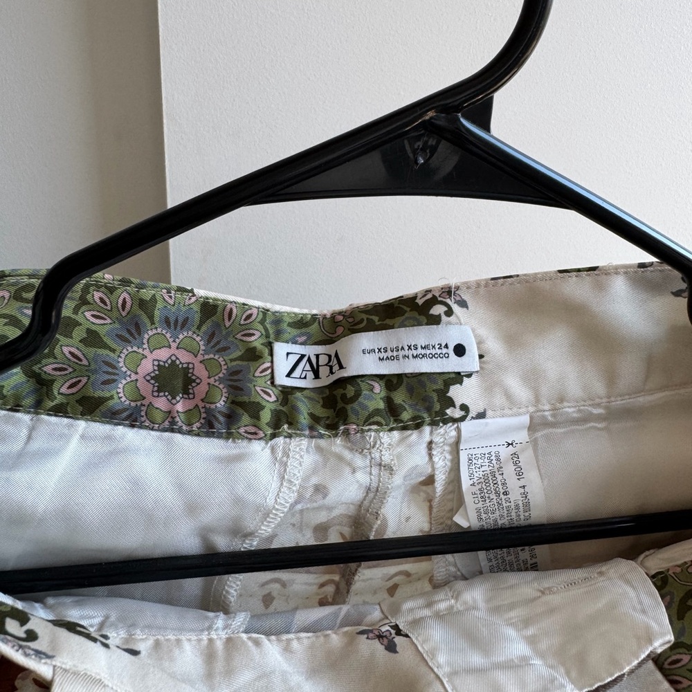 Zara Patchwork Trousers Multicoloured - image 2